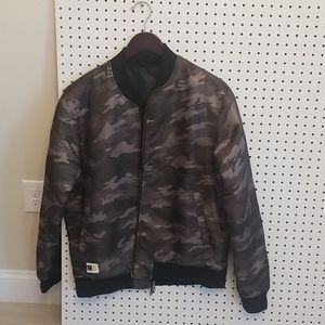 Lira reversible bomber jacket